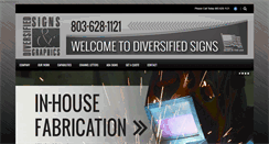 Desktop Screenshot of diversified-signs.com